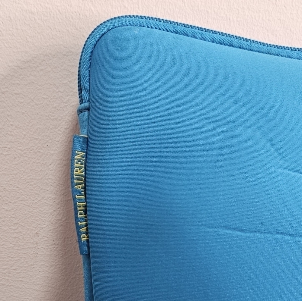 Polo Ralph Lauren Blue Neoprene Crossbody/laptop Bag - Picture 2 of 5